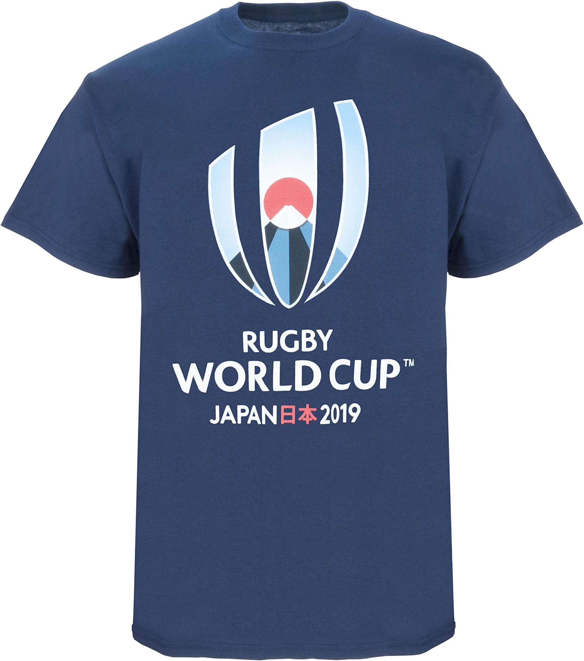 Official Rugby World Cup 2019 Mens Logo Plus Size T-Shirt - White