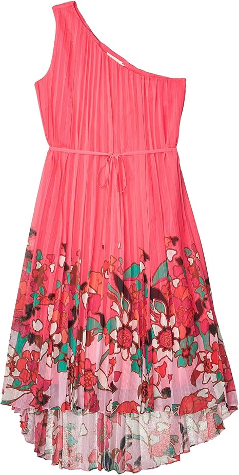 Amazon Ted Baker テッドベーカー トップス ワンピース Ive Pinata Dip Hem One Shoulder Maxi Dre Bright Pin レディース 並行輸入品 ワンピース チュニック 通販