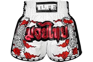 Tuff Sport Retro Muay Thai Shorts Boxing Shorts Classic Slim Cut MMA Kickboxing Workout Set Clothing Training