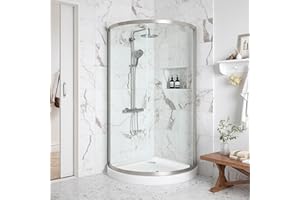 OVE Decors Breeze 32 in. Corner Shower Sliding Door, With Base, Clear Glass and Satin Nickel Finish
