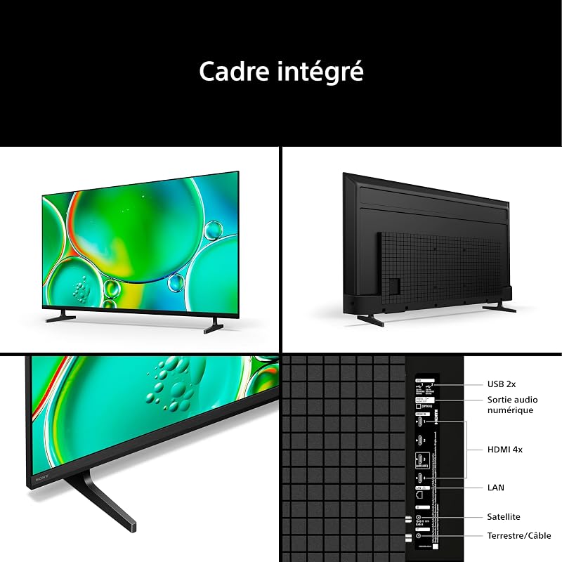 BRAVIA 2ⅡTV 50 Pouces; Smart TV 4K (Google TV); processeur X1; Conversion ascendante 4K; Compatible Dolby Atmos et DTS:X; Compatible PS5; modèle 50S25M2; année 2026 — photo 6 sur 8