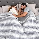 Bearhug Electric Blanket King Size 100" x 90" Dual Controllers Heated Blanket, 10 Heat Settings, 1-12 Hour Auto Shut-Off, Faux Fur & Sherpa Dual-Sided, Machine Washable, Gift-Ready Elegant Packaging