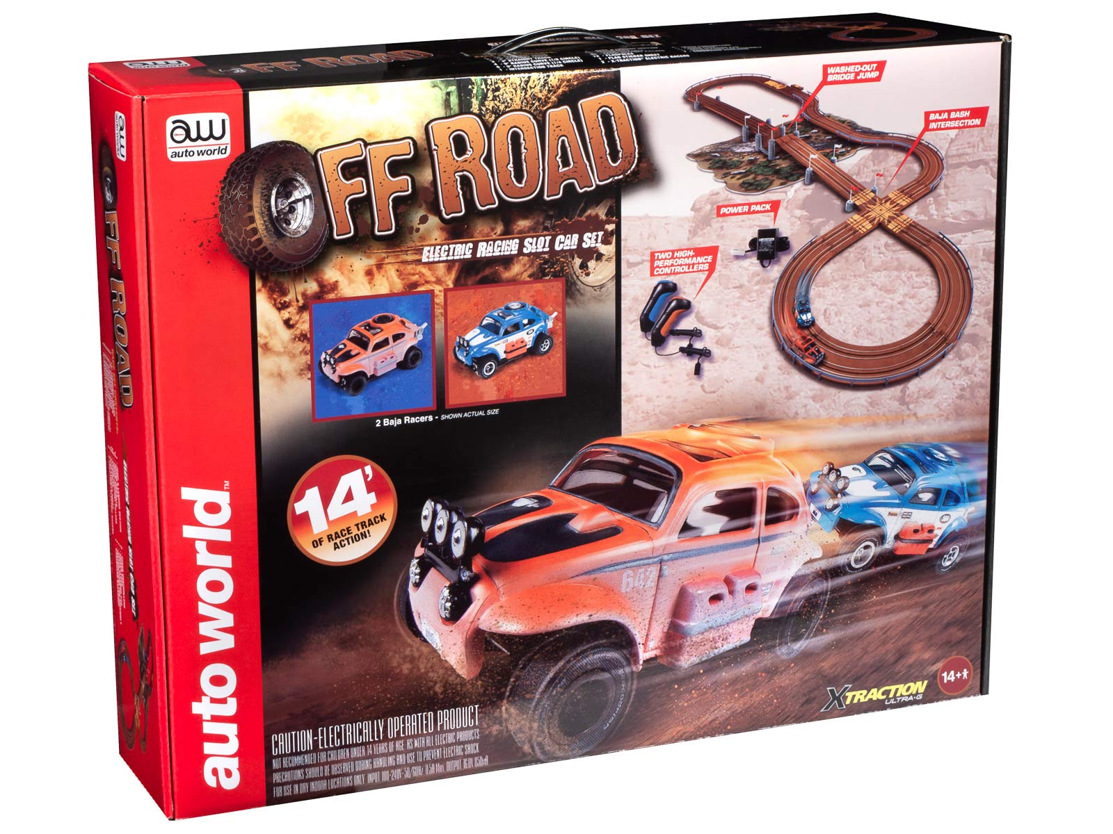 afx giant raceway electric slot car track