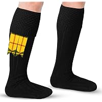 Scottish Kilt Hose Flashes For Men - Masonic Tartan Design, Adjustable Velcro, One Size Fits All - View #3