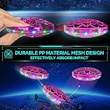 Semai Flying Toy Drone for Kids 360° Gesture Control LED UFO Indoor Outdoor view 4