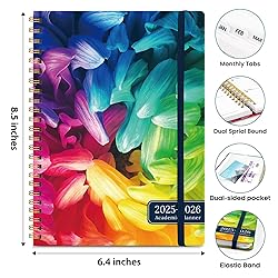 Planner 2025-2026, Monthly and Weekly Calendar