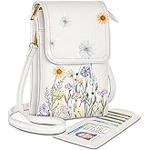 Miss Adola Small Crossbody Phone Purse for Women - Cute Cell Phone Wallet Leather Cross Body Bags with Card Holder Slot