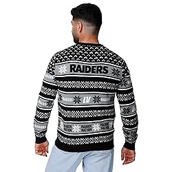 FOCO Standard NFL Big Logo Ugly Sweater, Team Color