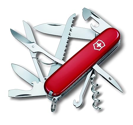 Victorinox - Coltellino Multiuso 91mm - Huntsman Red Rosso  V-1.3713