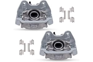 EVERESTWAY 2PCS Rear Disc Brake Calipers Assembly w/Bracket Compatible with 2007-2018 Chevrolet Silverado 1500, Compatible with 2007-2018 GMC Sierra 1500 Driver&Passenger Side 18B5030 18B5031