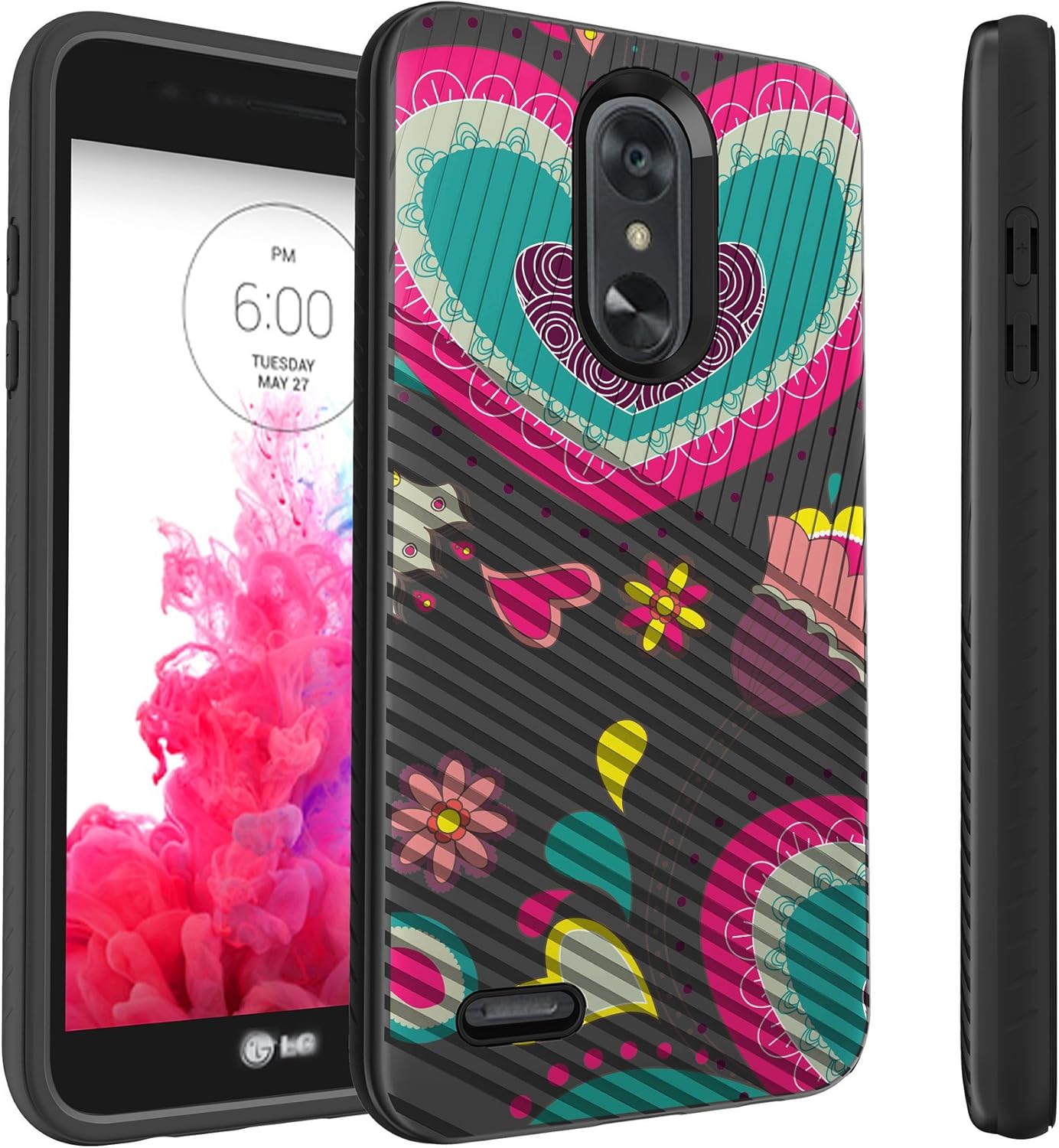Best Lg Rebel 4 Lte Pink Camo Phone Case