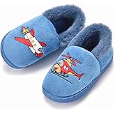 Ainikas Toddler Boys Girls Slippers Fluffy Little Kids House Slippers Warm Fur Cute Animal Home Slipper
