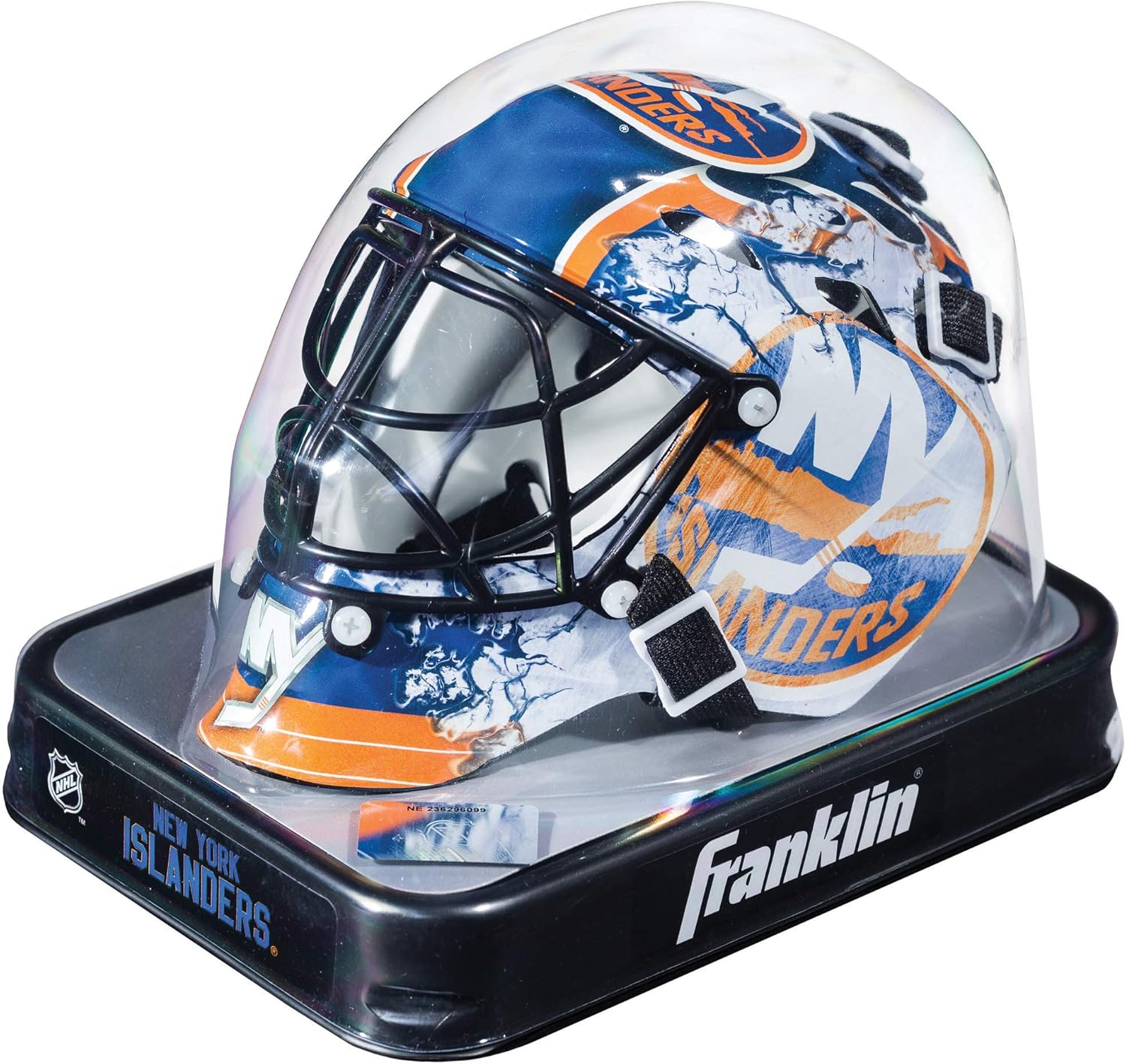 Franklin Sports Pittsburgh Penguins NHL Team Logo Mini Hockey Goalie Mask with Case - Collectible Goalie Mask with Official NHL Logos and Colors : Field Hockey Goaltenders Helmets : Sports & Outdoors