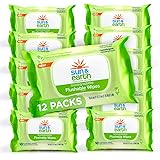 babyganics flushable baby wipes