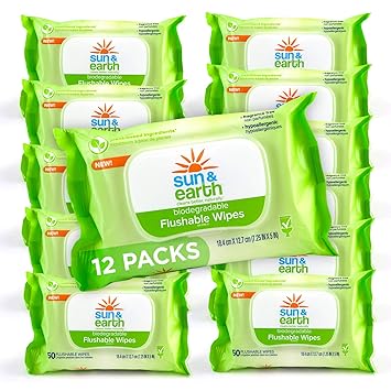 flushable baby wipes amazon