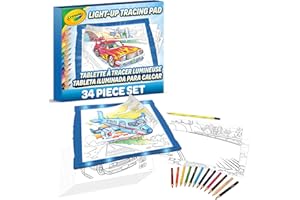 Crayola Light Up Tracing Pad - Blue, Drawing & Tracing Projector for Kids, Holiday & Christmas Gifts for Girls & Boys, Sketching Light Box Table, Toys for Kids, Ages 6+