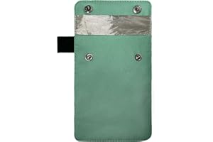 FAUVIP Faraday Bag for Key Fob, RFID Signal Blocking Car Key Fob Protector, Faraday Cage Protector (Green)