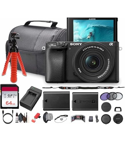 Amazon.com : Sony a6100 Mirrorless Camera with 16-50mm f/3.5-5.6