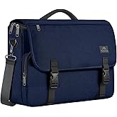 MATEIN Messenger Bag for Men, Briefcases Lightweight Men's Laptop Bag 15.6 inch Water Resistant Crossbody Satchel Computer Work Office Case with Shoulder Strap, Blue