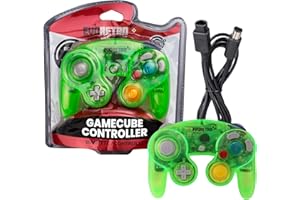 GameCube Controller and 6ft Extension Cable Set Compatible for Nintendo GameCube, Switch, Wii U and PC – Wired Nintendo Pro C