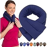 SunnyBay Microwave Heating Pad for Neck and Shoulders, Versatile Bean Bag Moist Heat Pillow, Microwavable Neck Wrap Warmer an