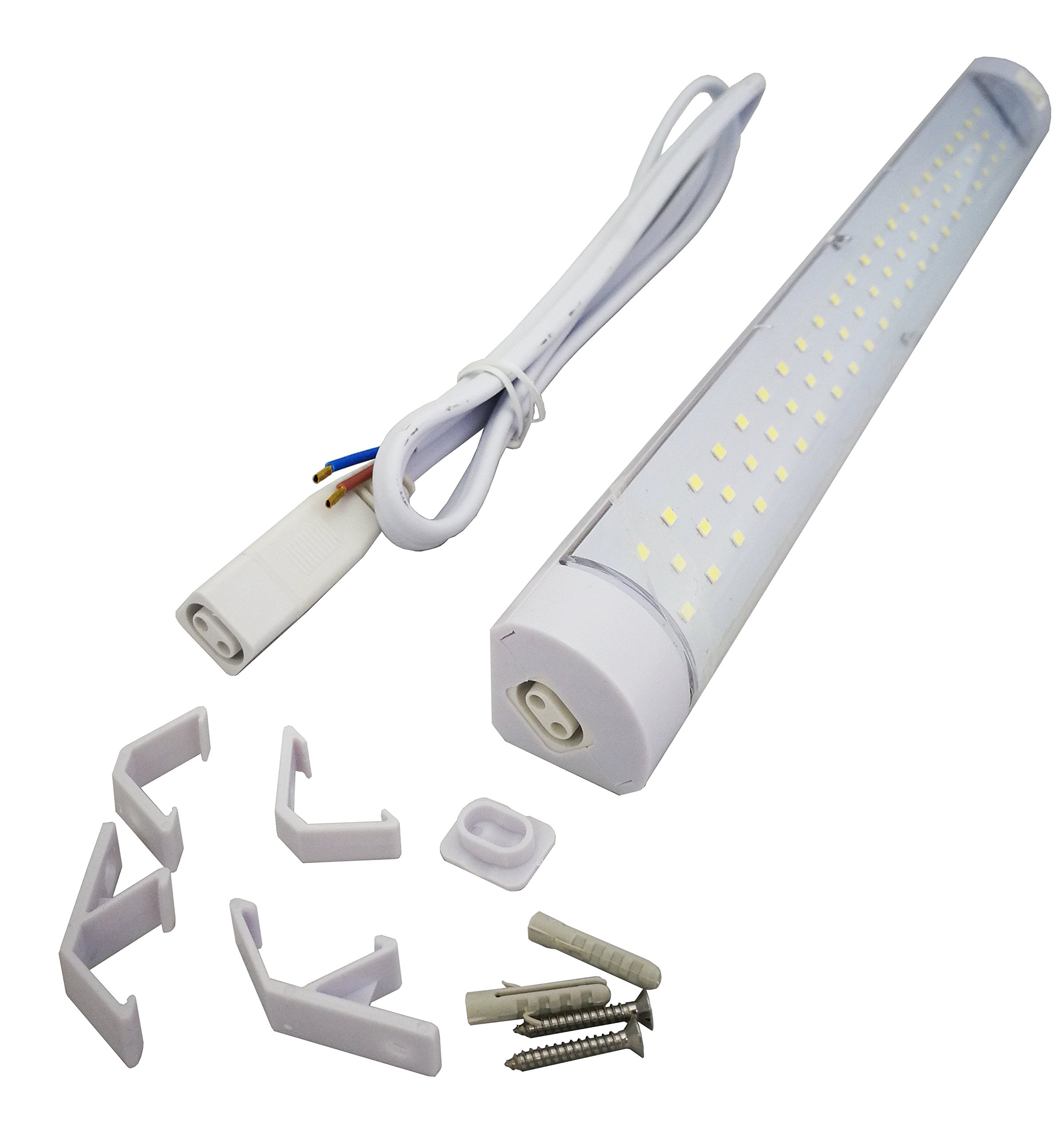 JustLED -Main Operated Linkable LED Undercover Light 220-240Vac/3W/260lm/250mm/ Linkable Cabinet Strip LED Light Warm White,3000k/Use for Kitchen Under Cabinet/Counter/Cupboard/Wardrobe/Stairway
