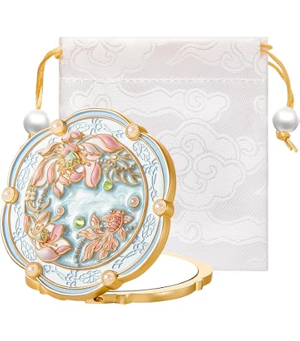 Amazon.com: mulanfeng Chinese Style Handheld Mirror, Handheld
