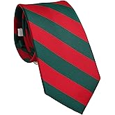 ZENXUS Striped Ties for Men, 3 inch Regular Ties with Stripes