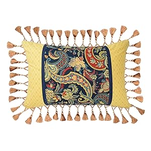 WAVERLY Rhapsody Oblong Decorative Pillow, 14" x 20", Jewel