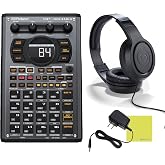 Roland SP-404MKII Bundle, Creative Sampler and Effector | Vivid Oled Display and Expressive Pads, Expanded Effects and Looping Capabilities, Headphones &amp; Polishing Cloth Included