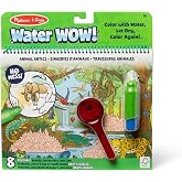 Melissa &amp; Doug On the Go Water Wow! Reusable Water-Reveal Deluxe Activity Pad &ndash; Animal Antics