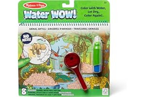 Melissa & Doug On the Go Water Wow! Reusable Water-Reveal Deluxe Activity Pad – Animal Antics