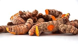 Turmeric Roots Curcuma longa: Organic Whole Fresh Raw 1 Lb.