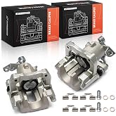 A-Premium Rear Disc Brake Caliper with Bracket | Compatible with Volkswagen Vehicle - Jetta 1999 2000, Corrosion-resistant, Direct-fit