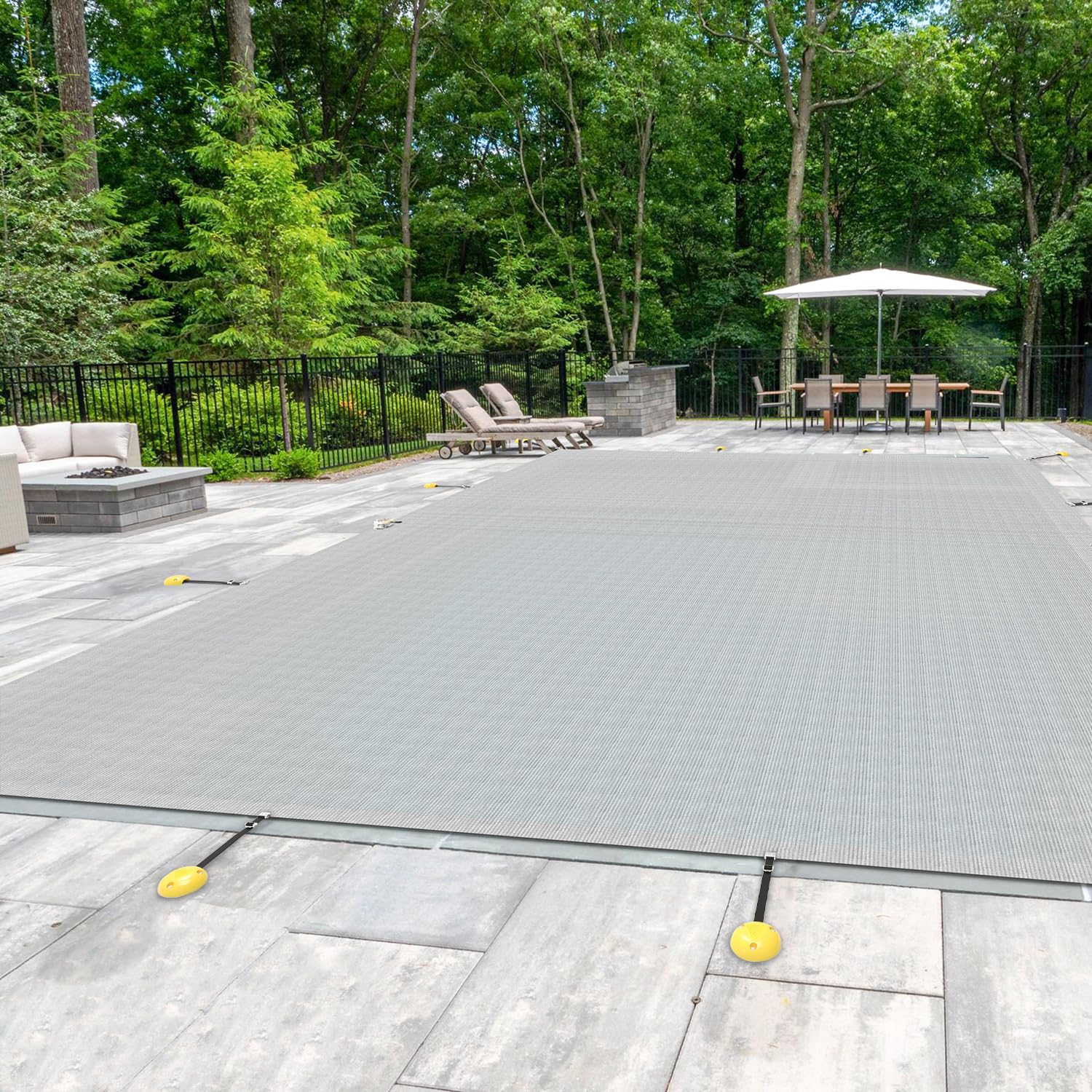 E&K 10'x18' Pool Cover for Inground