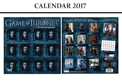 Juego de Tronos oficial calendario 2017 + juego de tronos Imán ...