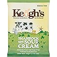 Keogh's Shamrock And Sour Cream Potato Crisps, 45G (1.58oz), Pack of 3