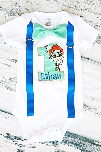 bubble guppies first birthday outfit