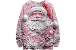 XIAXOGOOL Ugly Christmas Sweaters for Women 2025 Funny Plus Size Xmas Tops Cute Sweater Pullover Crewneck Holiday Sweatshirts