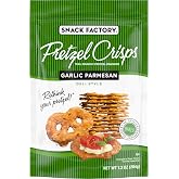Snack Factory Garlic Parmesan Pretzel Crisps, 7.2 OZ Resealable Bag