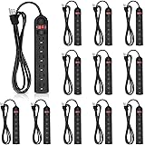 Copkim 12 Pack 6 Outlet Power Strip 6 Outlet Power