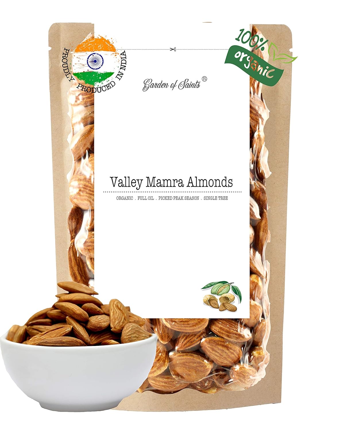 Garden Of Saints Kashmiri Mamra Almonds 500 GMS Amazon.in Grocery