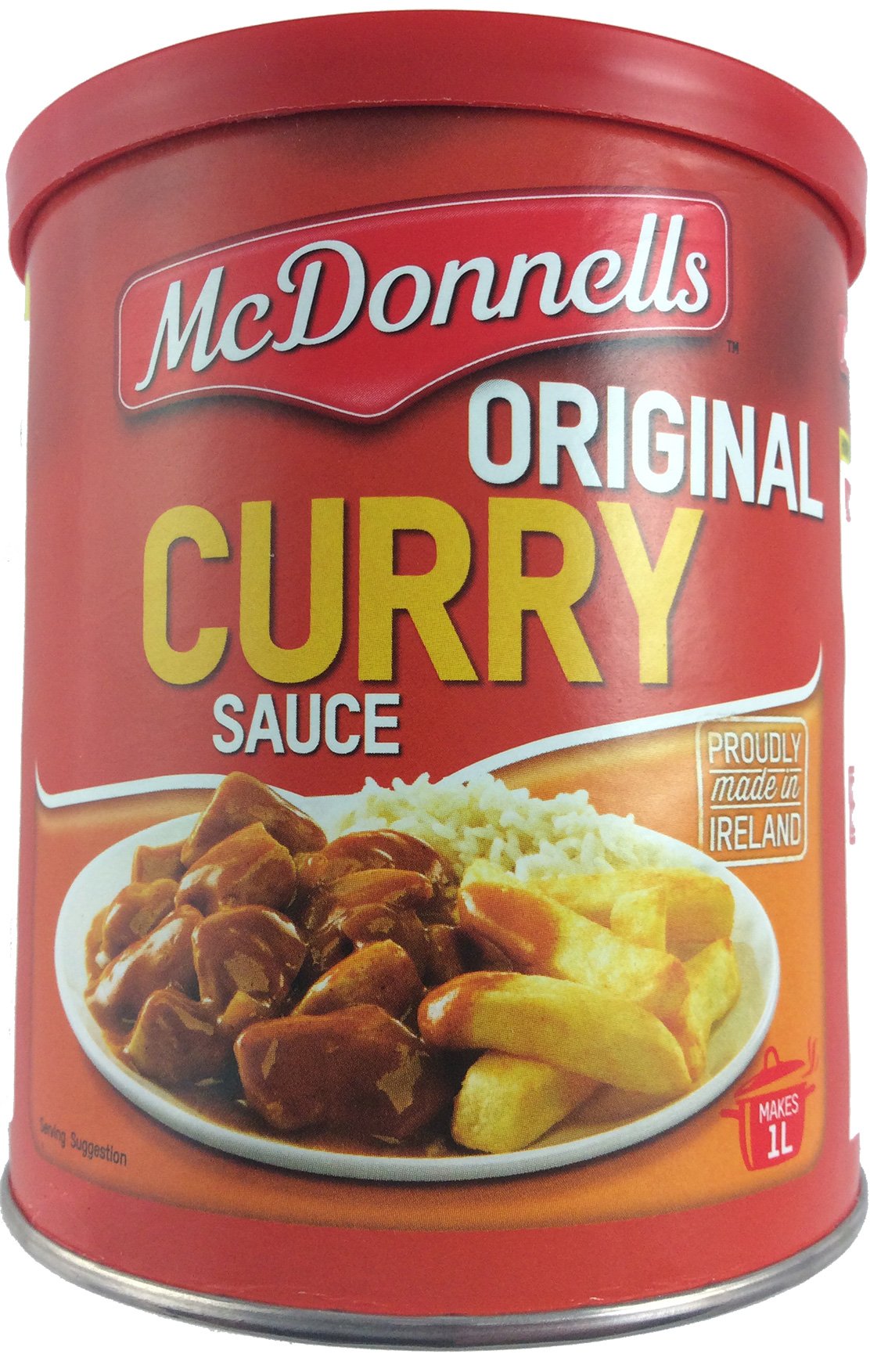 McDonnells Original HOT Curry Sauce 250g Tub Grocery