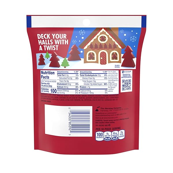 TWIZZLERS CHERRY FLAVORED TREES, 7.1 OZ BAG