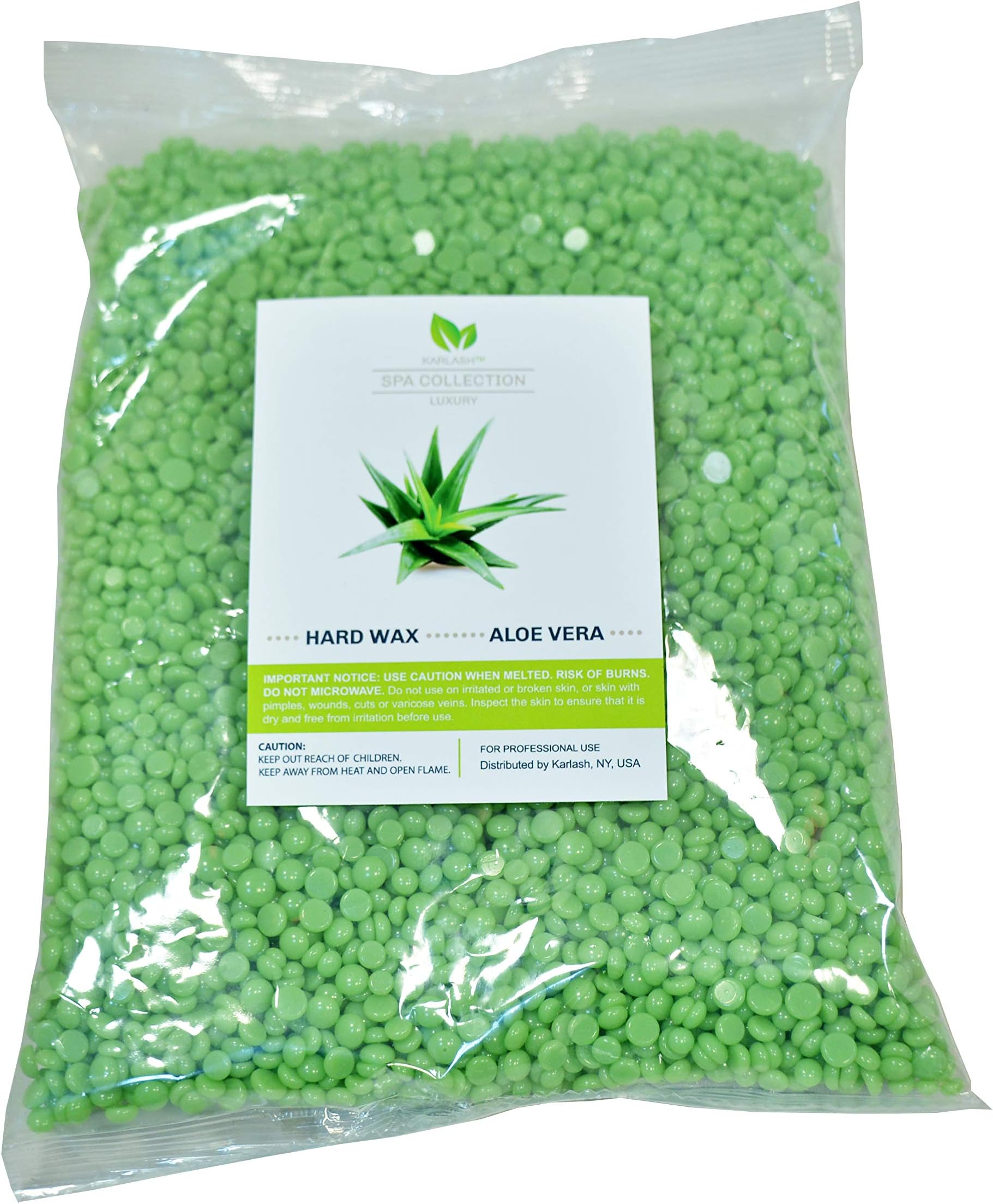 Karlash Bead Depilatory Wax (No Strips Needed) Aloe Vera 100g