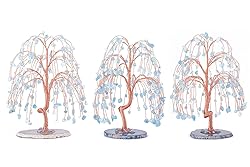 Jovivi Natural Healing Crystals Aquamarine Tree