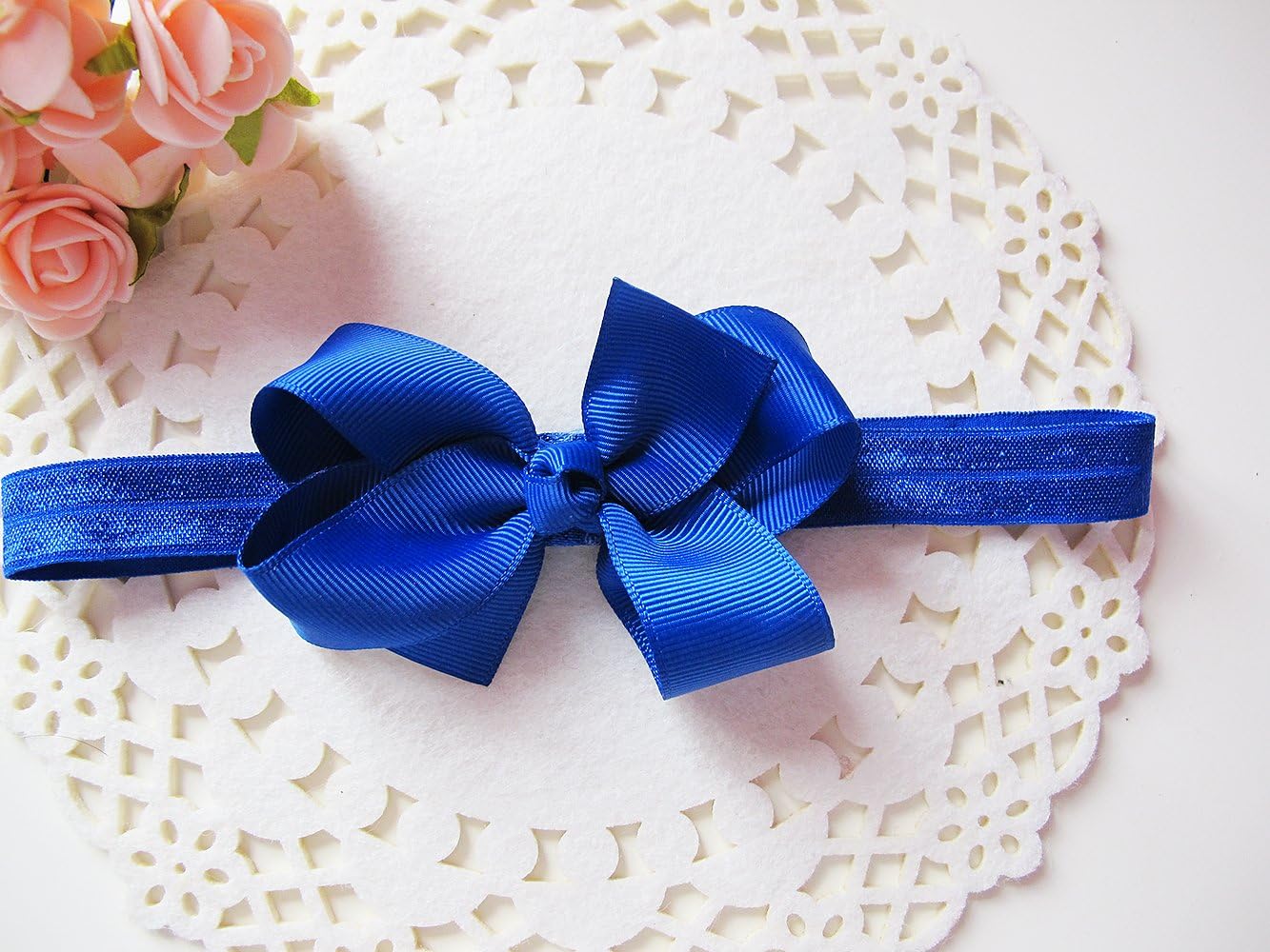royal blue baby headband