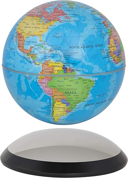 Amazon Com 6 Magnetic Rotating Globe Anti Gravity Floating