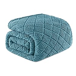 Whale Flotilla Fuzzy Fleece Queen Size Blanket for