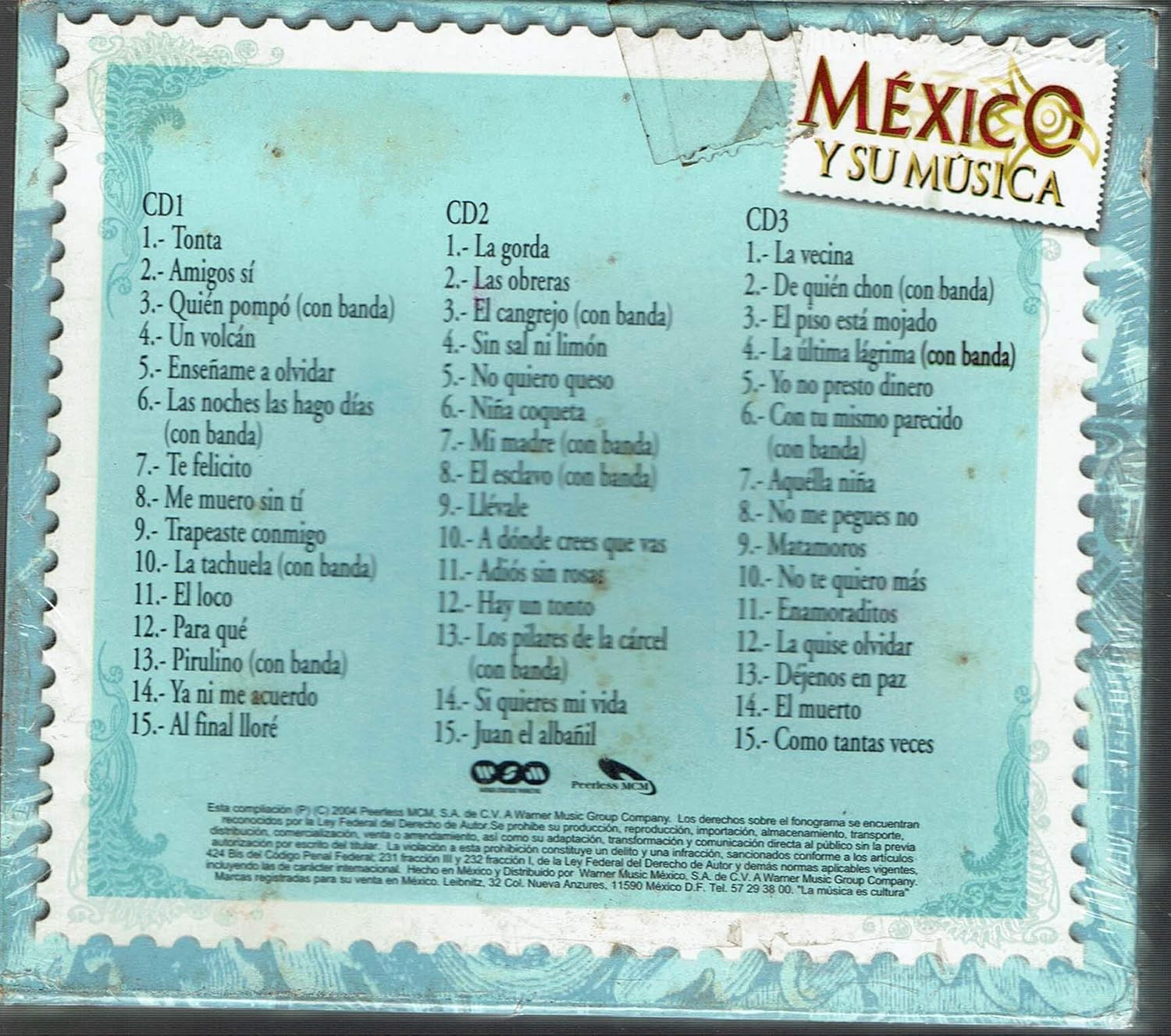 Grupo Mojado Mojado Grupo Mojado Mexico Y Su Musica 45 Grandes Exitos 100 Anos De Musica Amazon Com Music